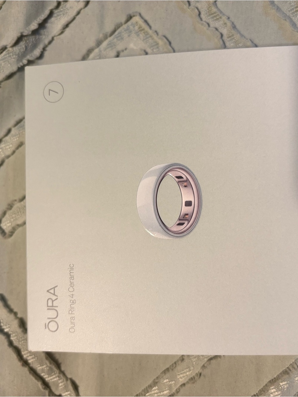 Oura White Ceramic Ring